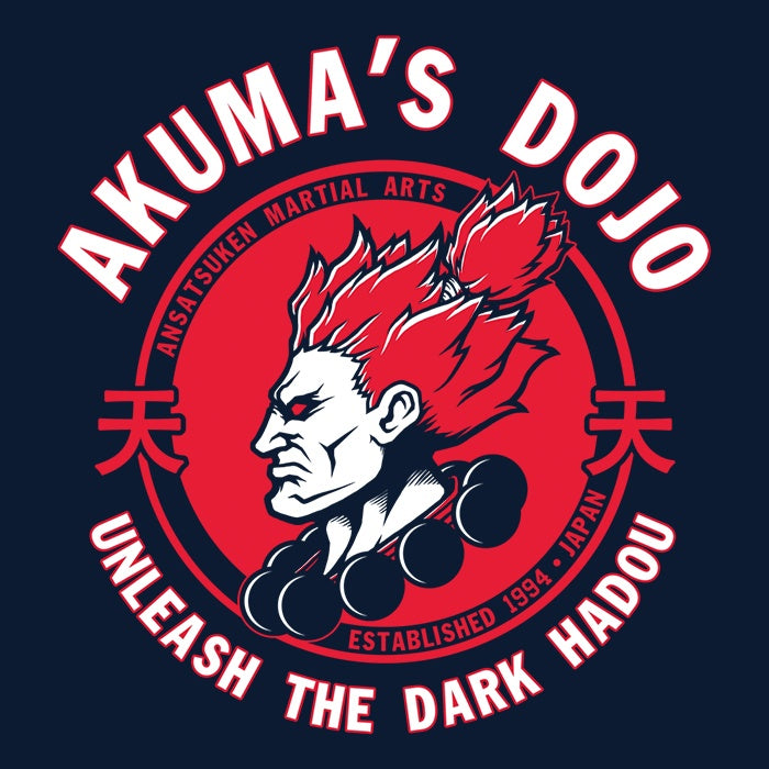 Pigboom's Stylish Men's Demon Dojo V-Neck T-Shirt