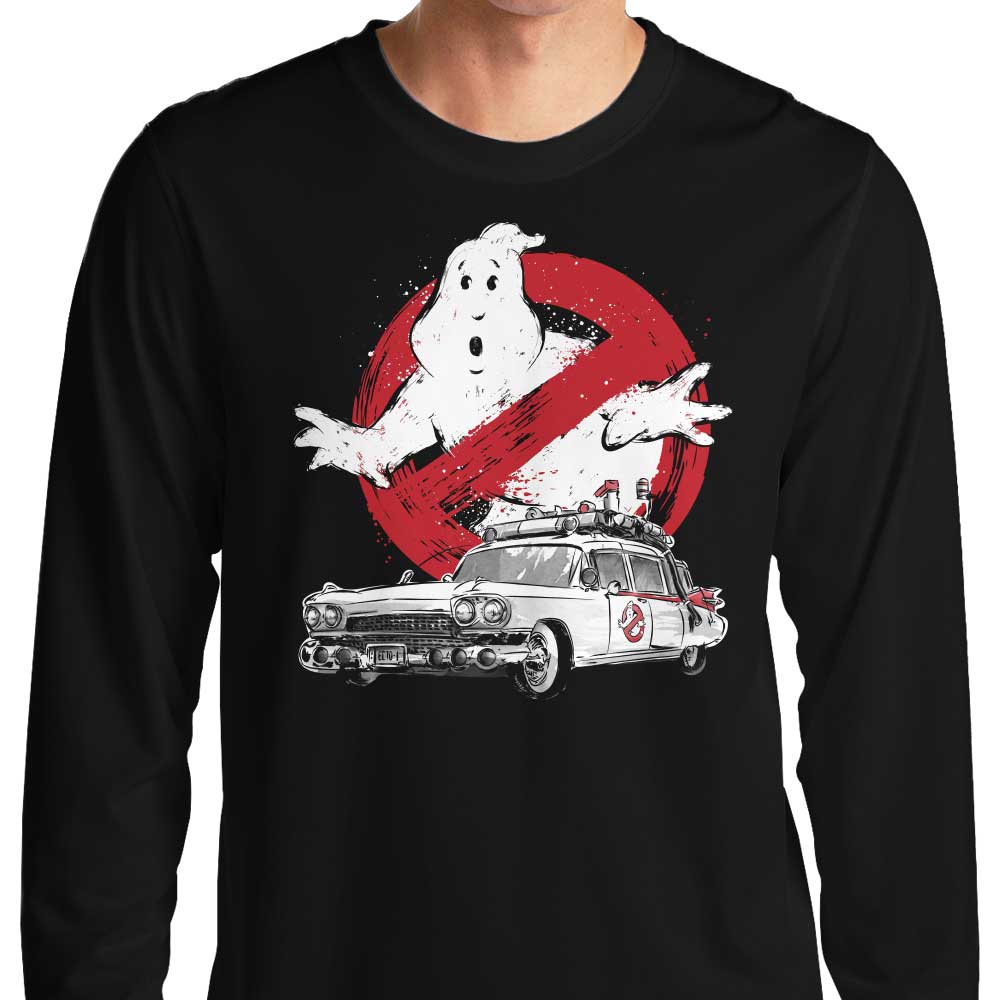 Ecto Sumi-e Branded Long Sleeve Casual T-Shirt