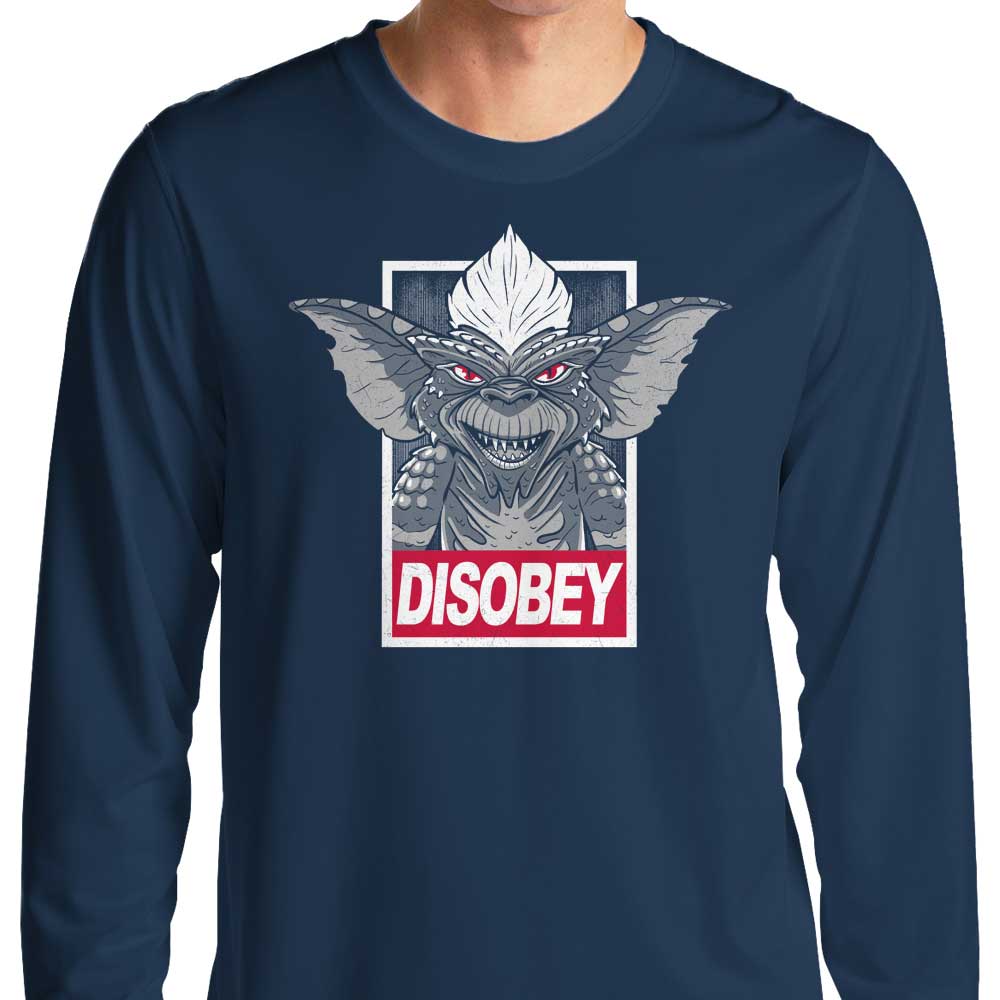 Getsousa Disobey Long Sleeve Comfortable T-Shirt in S - 4XL