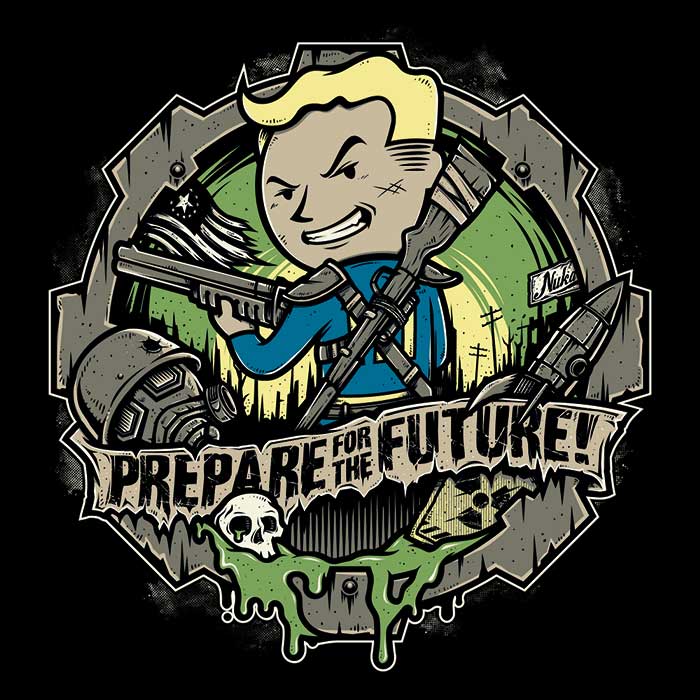 Get Ready for the Future - Men's Long Sleeve Cotton T-Shirt by StudioM6