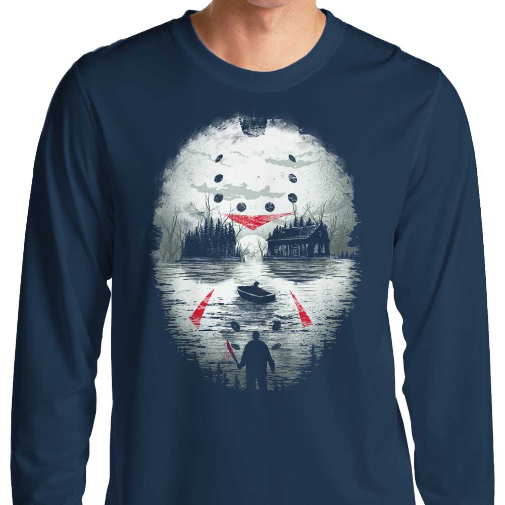 Spooky Friday Night Horror - Long Sleeve T-Shirt by Dandingeroz