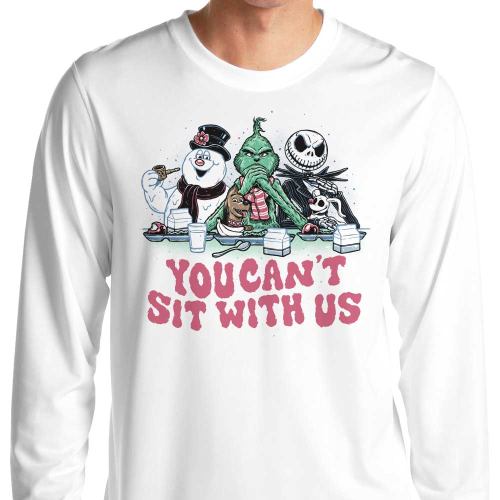 Mean Christmas-themed Long Sleeve T-Shirt by Momma Gorilla