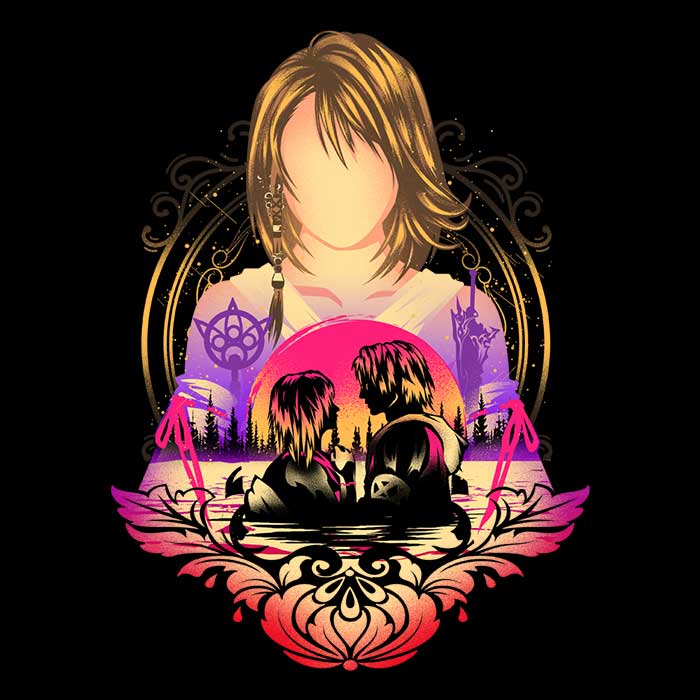 Stylish Lady Summoner Long - Sleeve T - Shirt by Hypertwenty