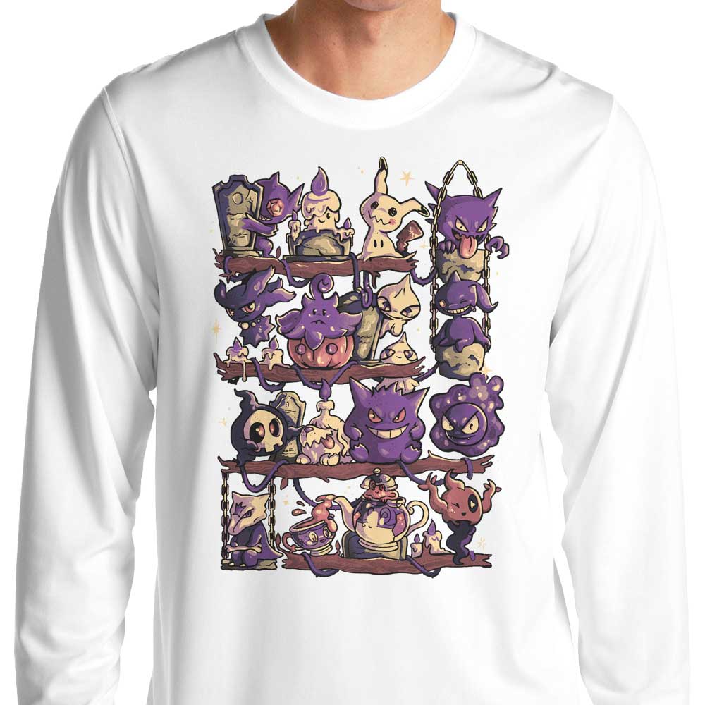 Long Sleeve Ghost Shelf T-Shirt for Fashion Enthusiasts