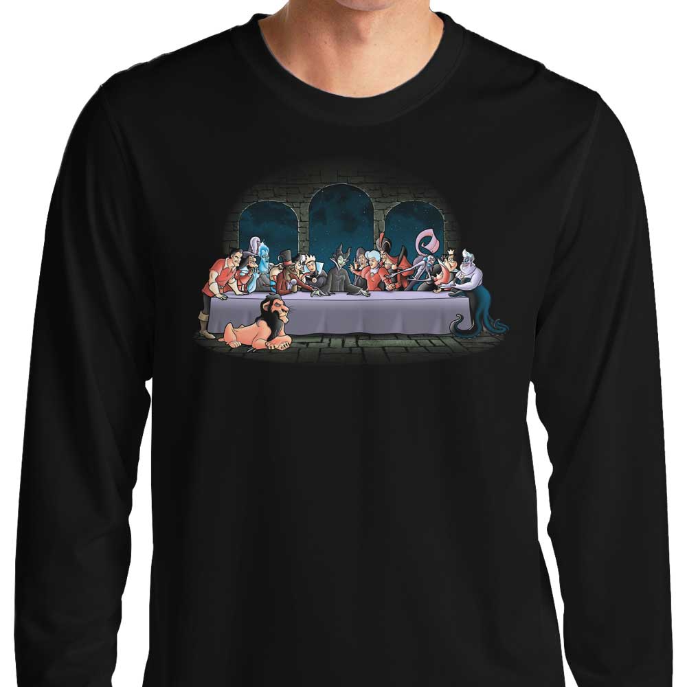 Long Sleeve 'Bad Dinner' Comfortable T-Shirt by Trheewood