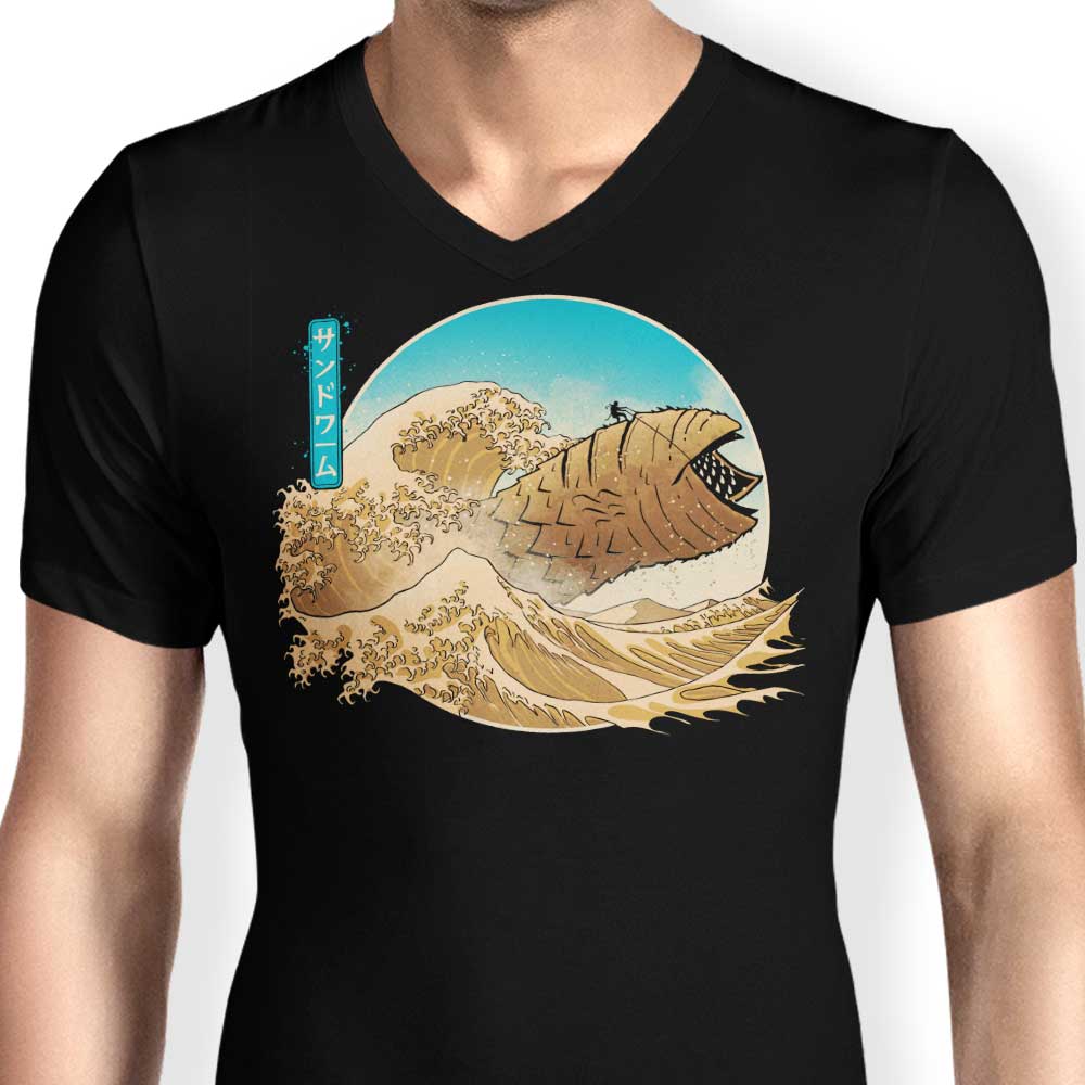 Magnificent Wave Off Arrakis Men's V-Neck T-Shirt