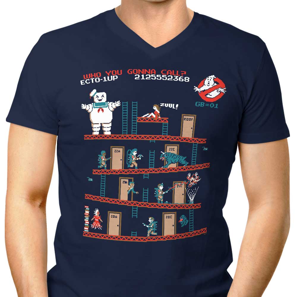 Stylish Men's V-Neck Donkeypuft T-Shirt