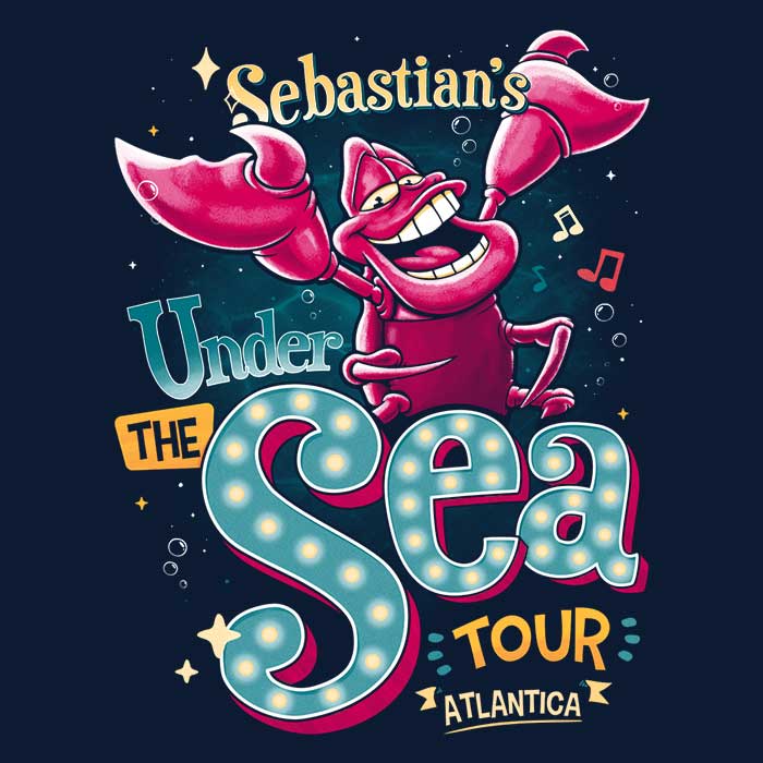 Long Sleeve 'Under the Sea Tour' T-Shirt from Teesgeex