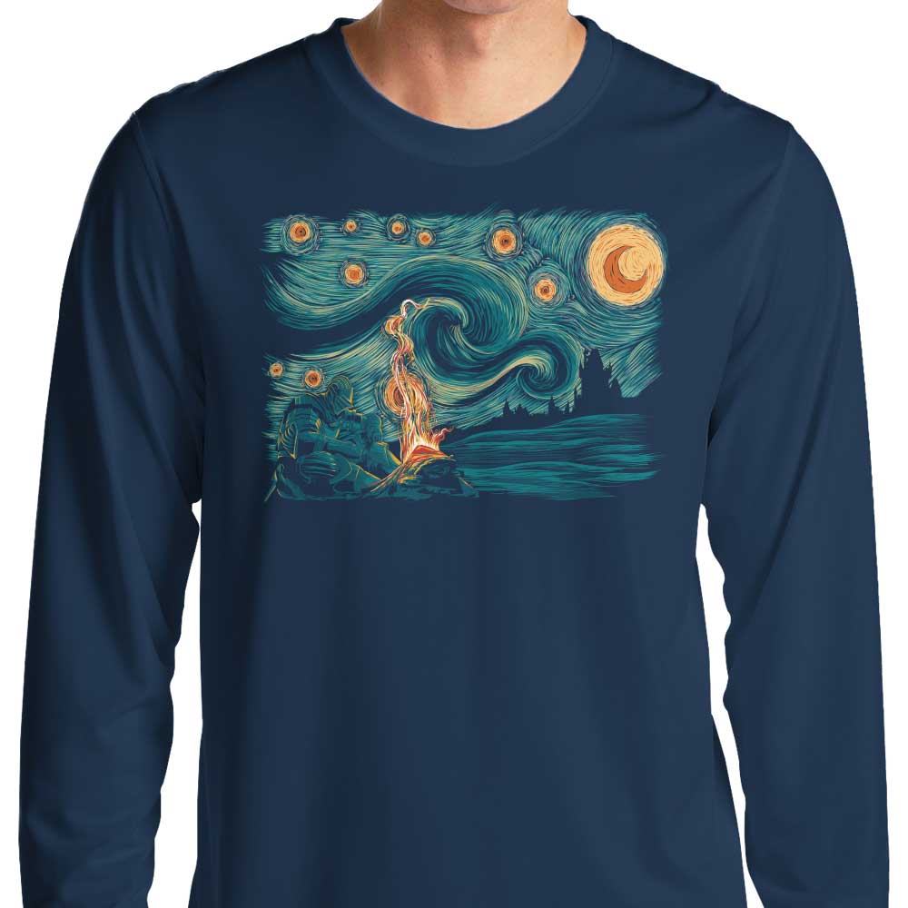 Ddjvigo's Starry Souls Long Sleeve Crewneck T - Shirt in S to 4XL Sizes