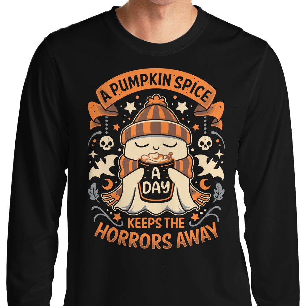 Daily Wear Pumpkin Spice Long - Sleeve T - Shirt