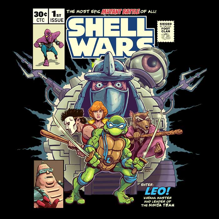 Shell Wars Men's V-Neck T-Shirt