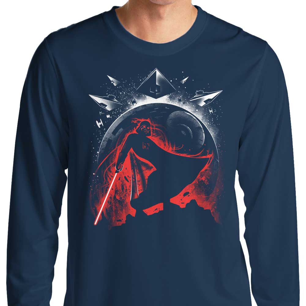 Astronomical Dark Side of the Galaxy - Men's and Women's Long Sleeve Cotton T-Shirt