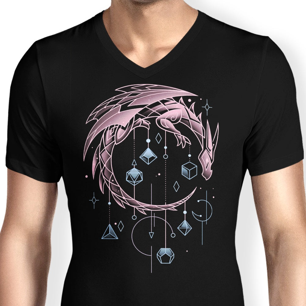 Men's V-Neck Draconic Dice Keeper - Episode II