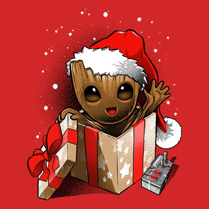 Men's Stylish V-Neck T-Shirt - I Am Christmas