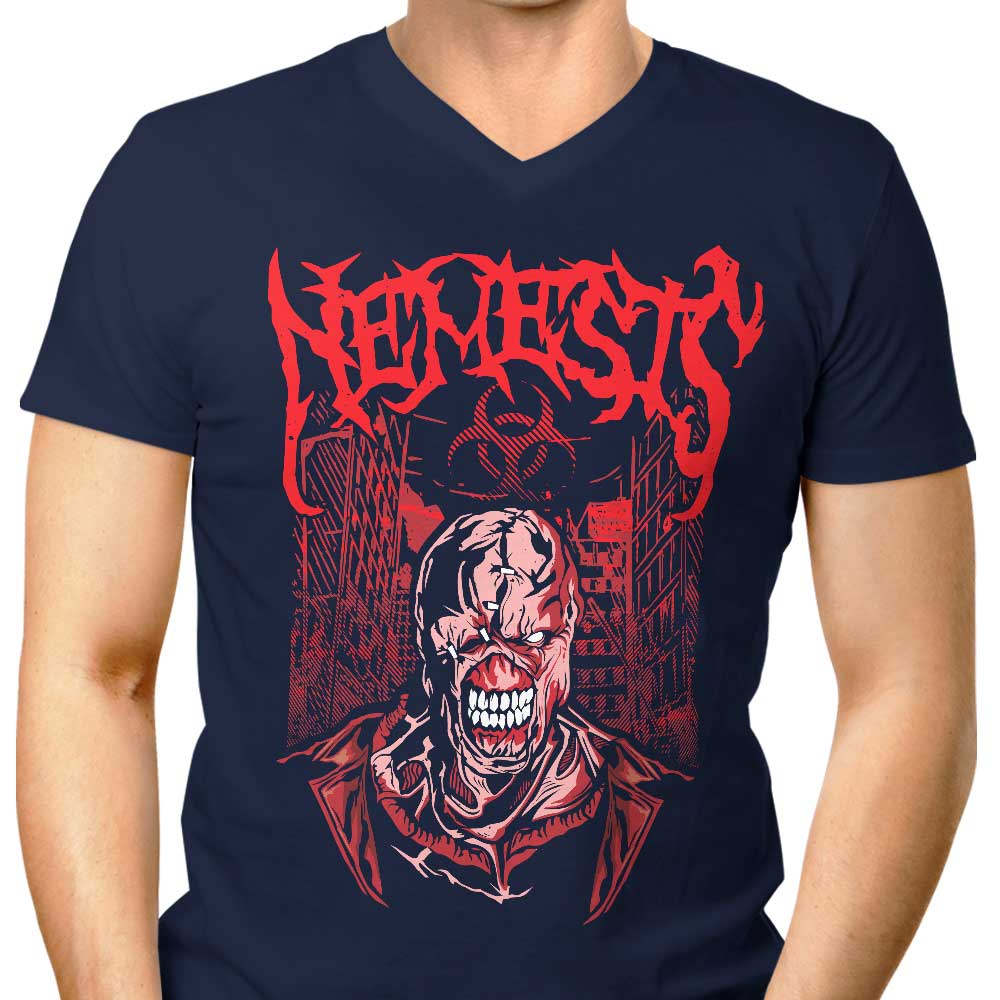 Dracula Byte's Nemesis Men's Stylish V-Neck