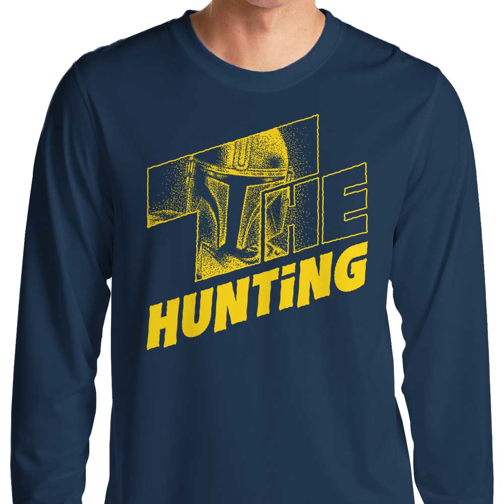 CappO Hunting-themed Long Sleeve Crewneck T-Shirt in S - 4XL Sizes