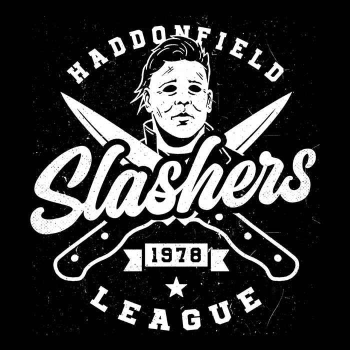 Haddonfield Slashers Long Sleeve Cotton T-Shirt for Casual Wear
