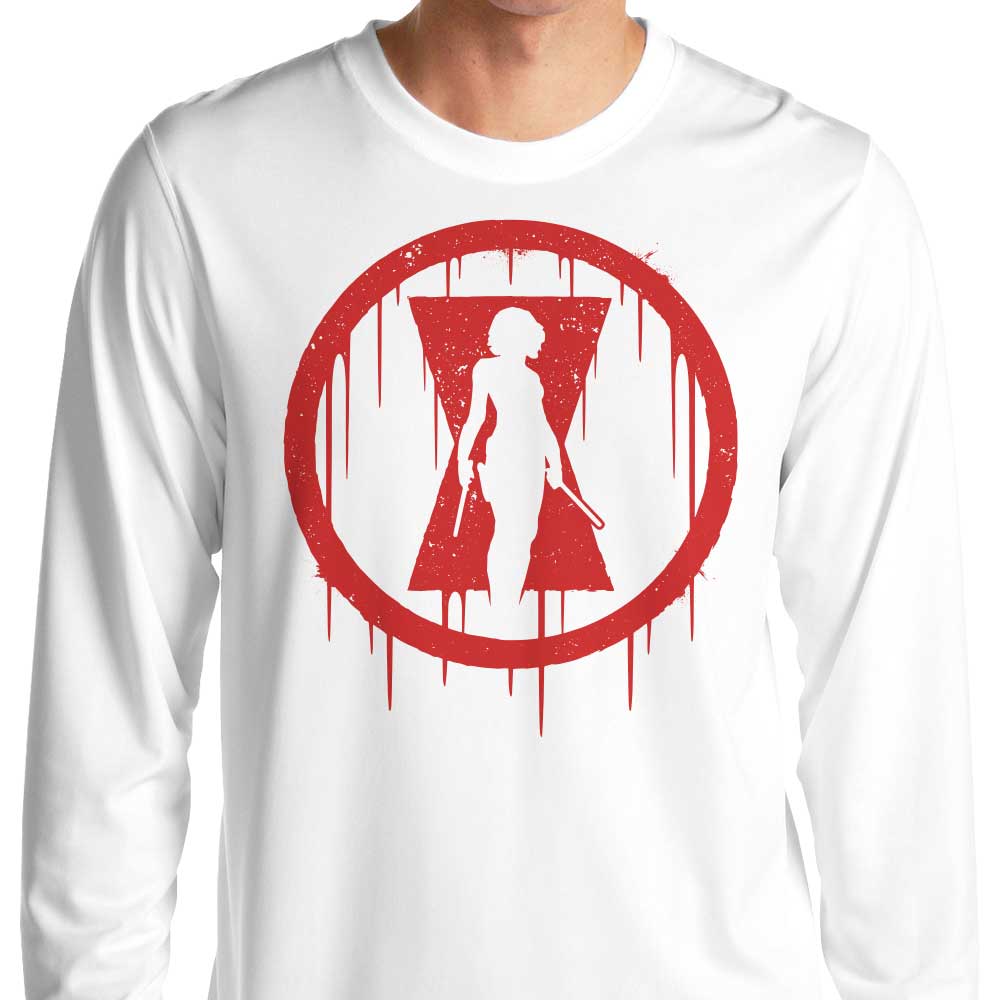 Alundrart Design Widow Long Sleeve Comfortable T-Shirt