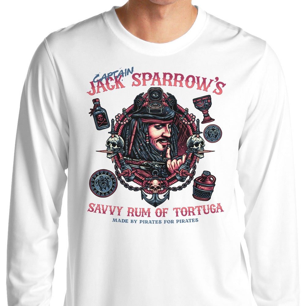 Stylish Savvy Rum Branded Long Sleeve Men's T-Shirt