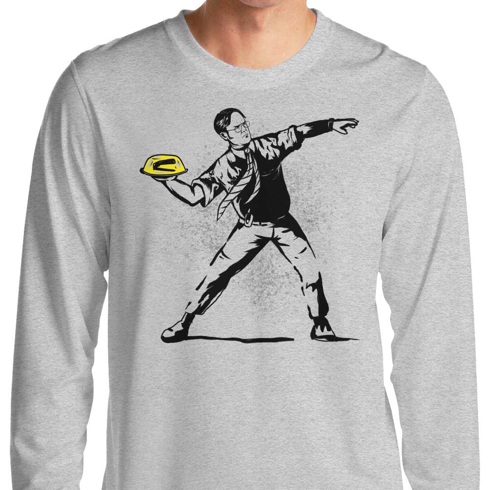 Airborne Pranks Themed Long Sleeve Crewneck T - Shirt