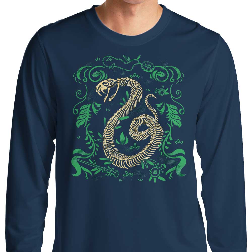 Fitas Artwork Snake Fossil Design Long Sleeve T - Shirt