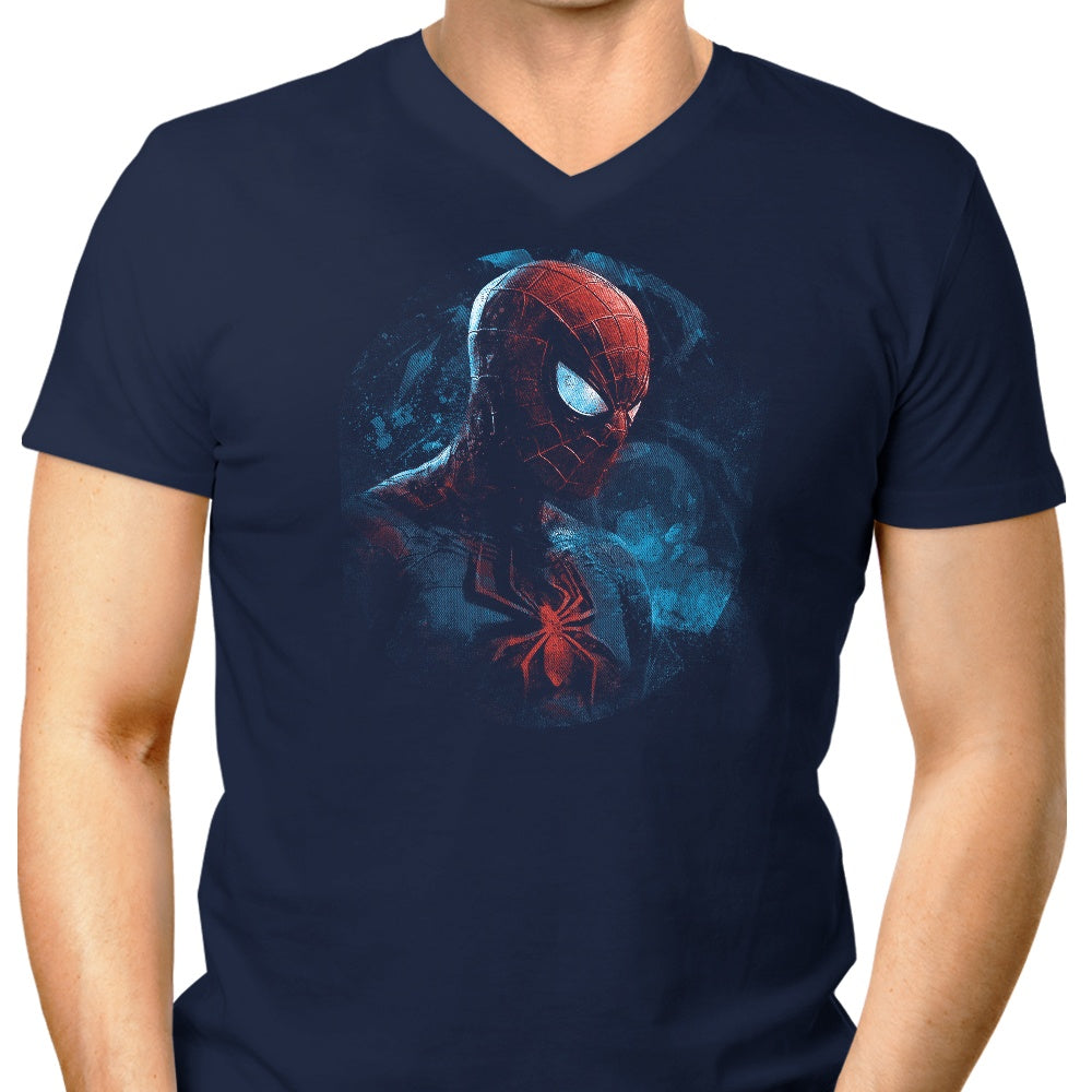 Kharmazero Men's Stylish V-Neck T-Shirt - The Webmaster Edition