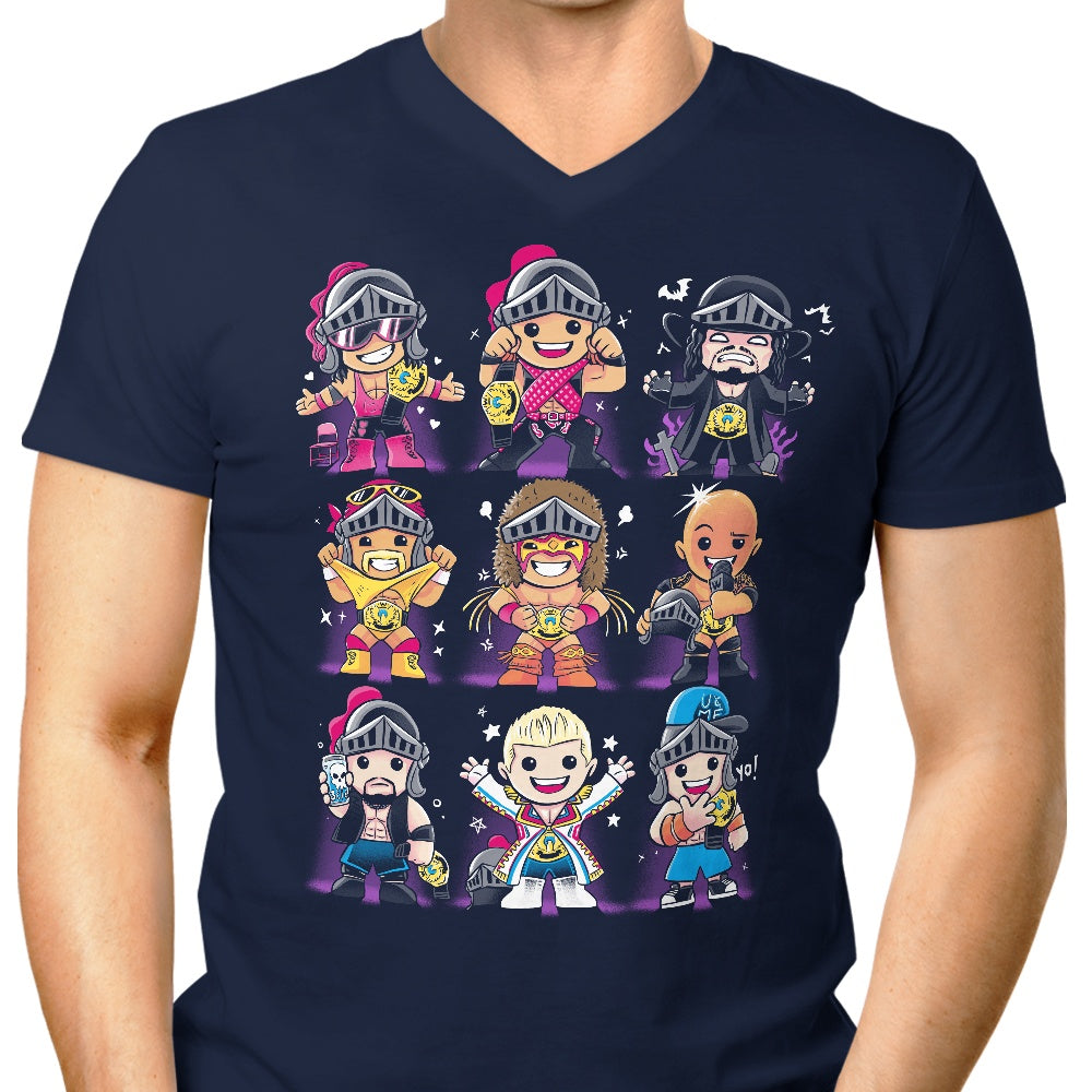 Alemaglia's OUAT Icons Men's Stylish V-Neck