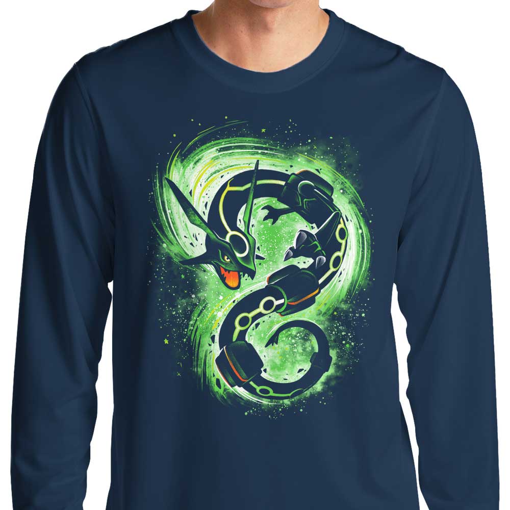 Alemaglia's Stunning Dragon Ascent Long - Sleeve T - Shirt