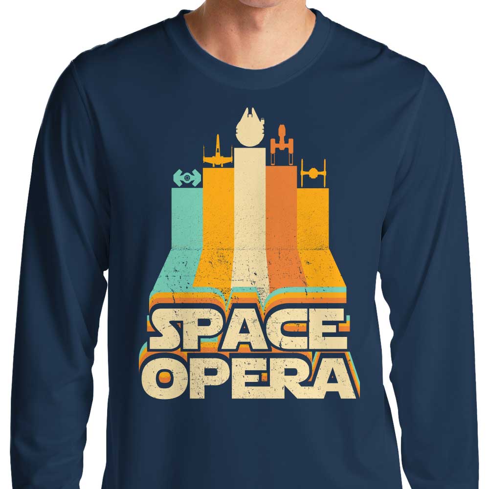 Long Sleeve Space Opera Themed T-Shirt - A Stylish Choice for Fans