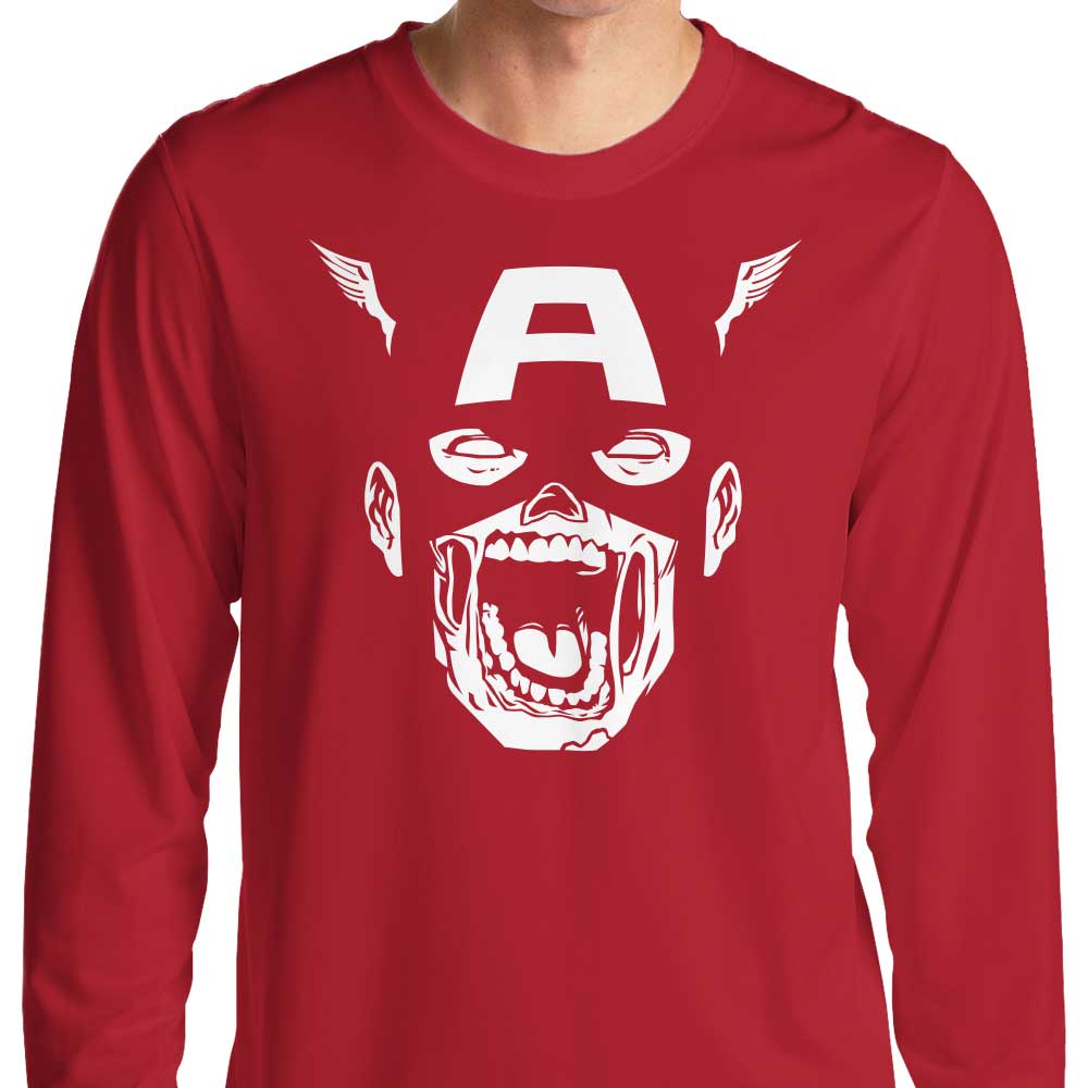 Cool Long Sleeve Zombie Captain T-Shirt for Fashion Lovers