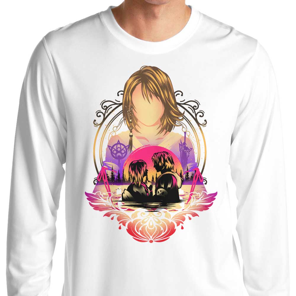 Stylish Lady Summoner Long - Sleeve T - Shirt by Hypertwenty