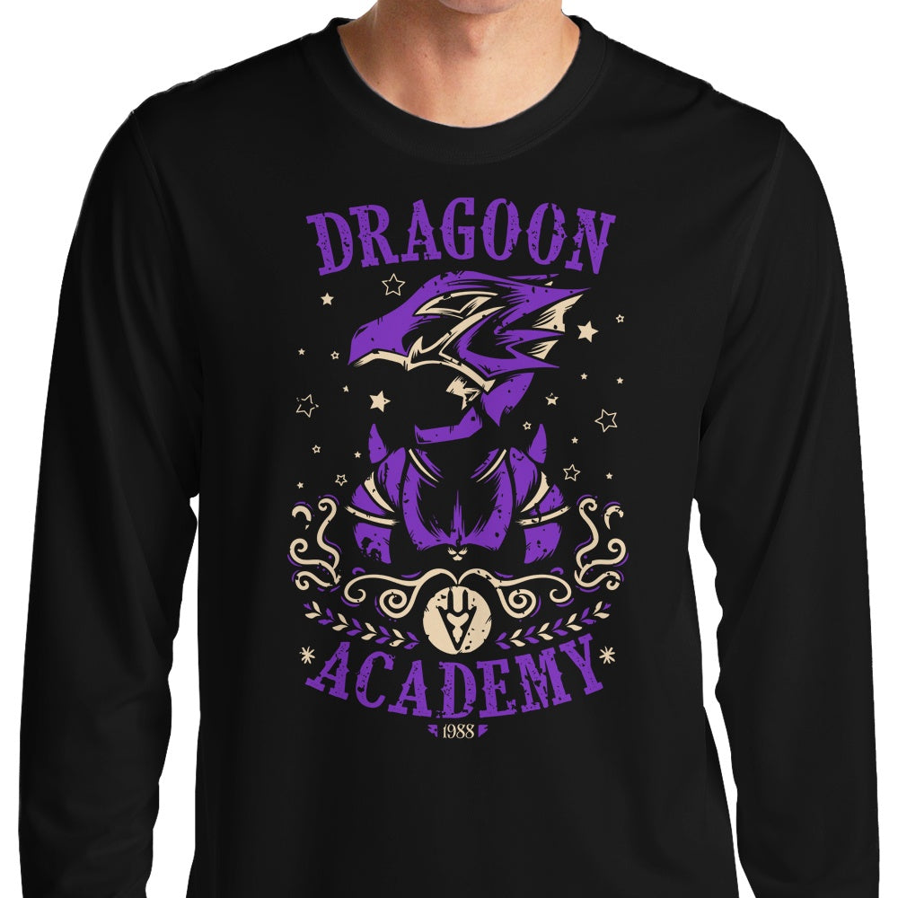 Soulkr's Dragoon Academy-themed Long Sleeve T-Shirt for Fashion Enthusiasts