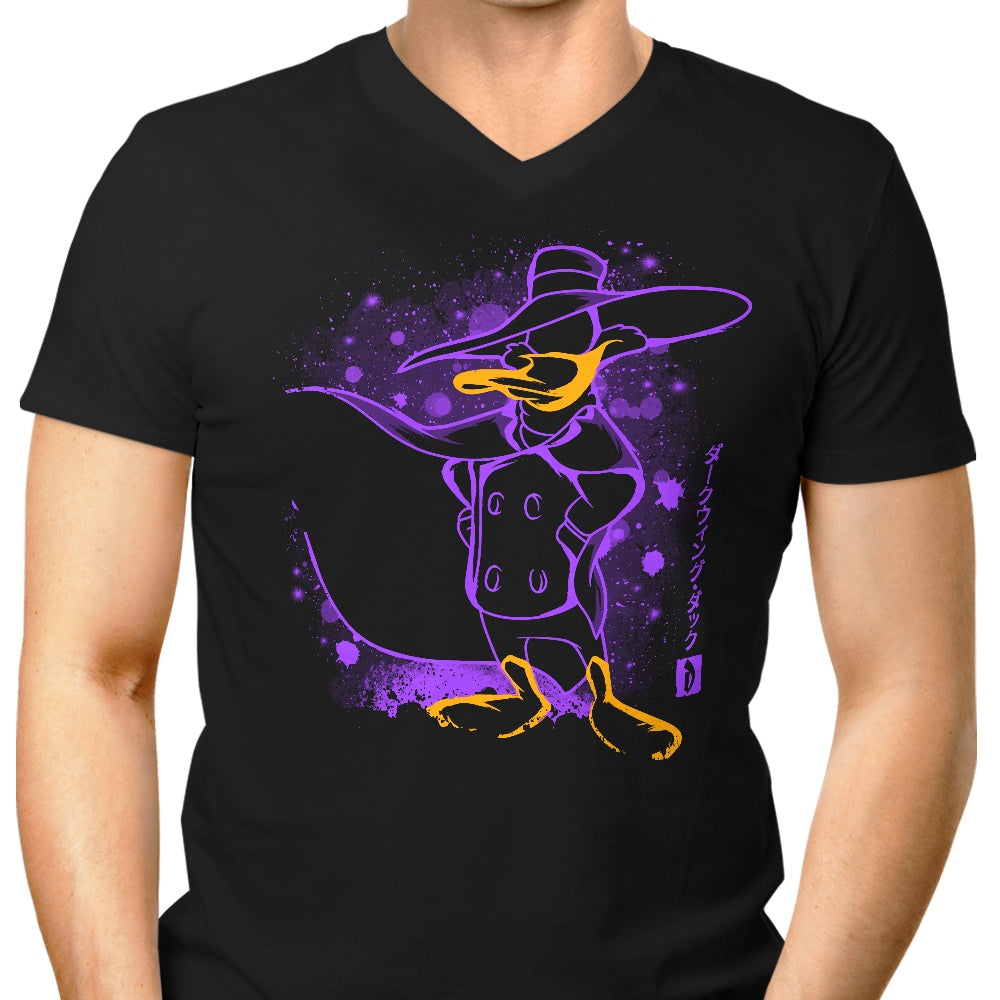 The Darkwing Men's Stylish V-Neck Shirt