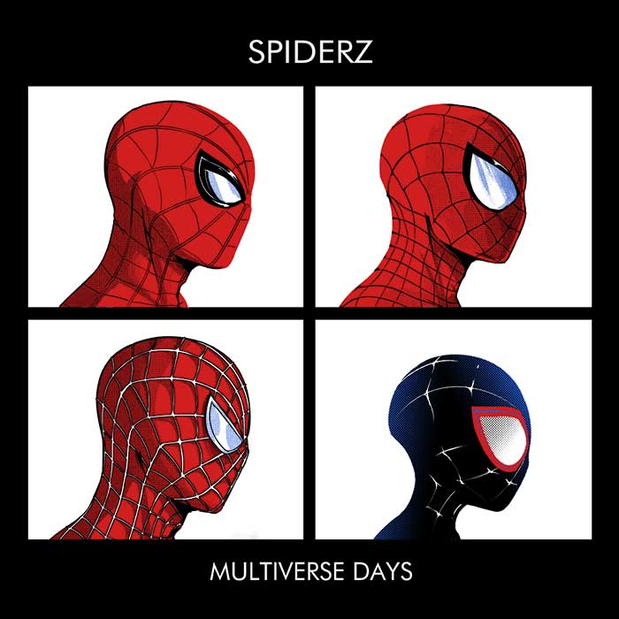 Gazo1a's Multiverse Days Long - Sleeve Crewneck T - Shirt in S - 4XL Sizes