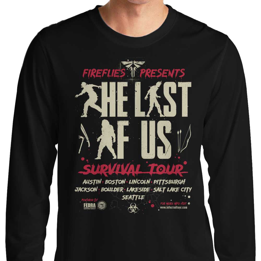 Infected Tour - Comfortable Long Sleeve Crewneck T-Shirt