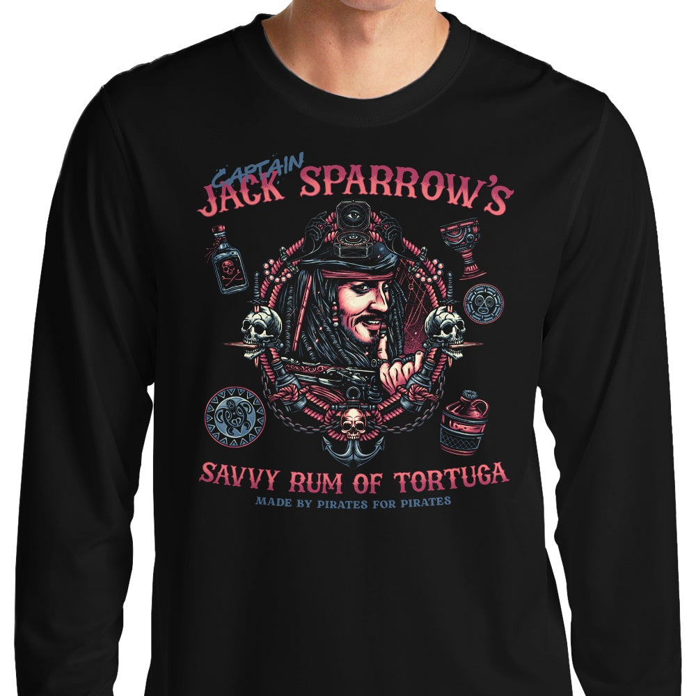 Stylish Savvy Rum Branded Long Sleeve Men's T-Shirt
