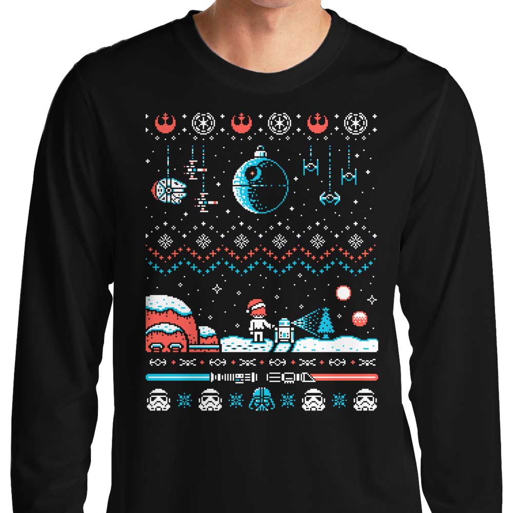 Long Sleeve 'Holiday Far, Far Away' T-Shirt - A Fashionable Choice for All Seasons