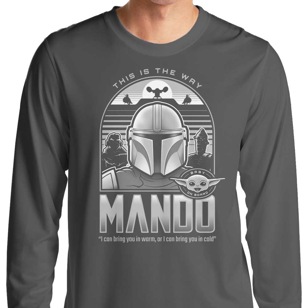 Stationjack's Mando and Friends Long Sleeve Crewneck T - Shirt for All Sizes