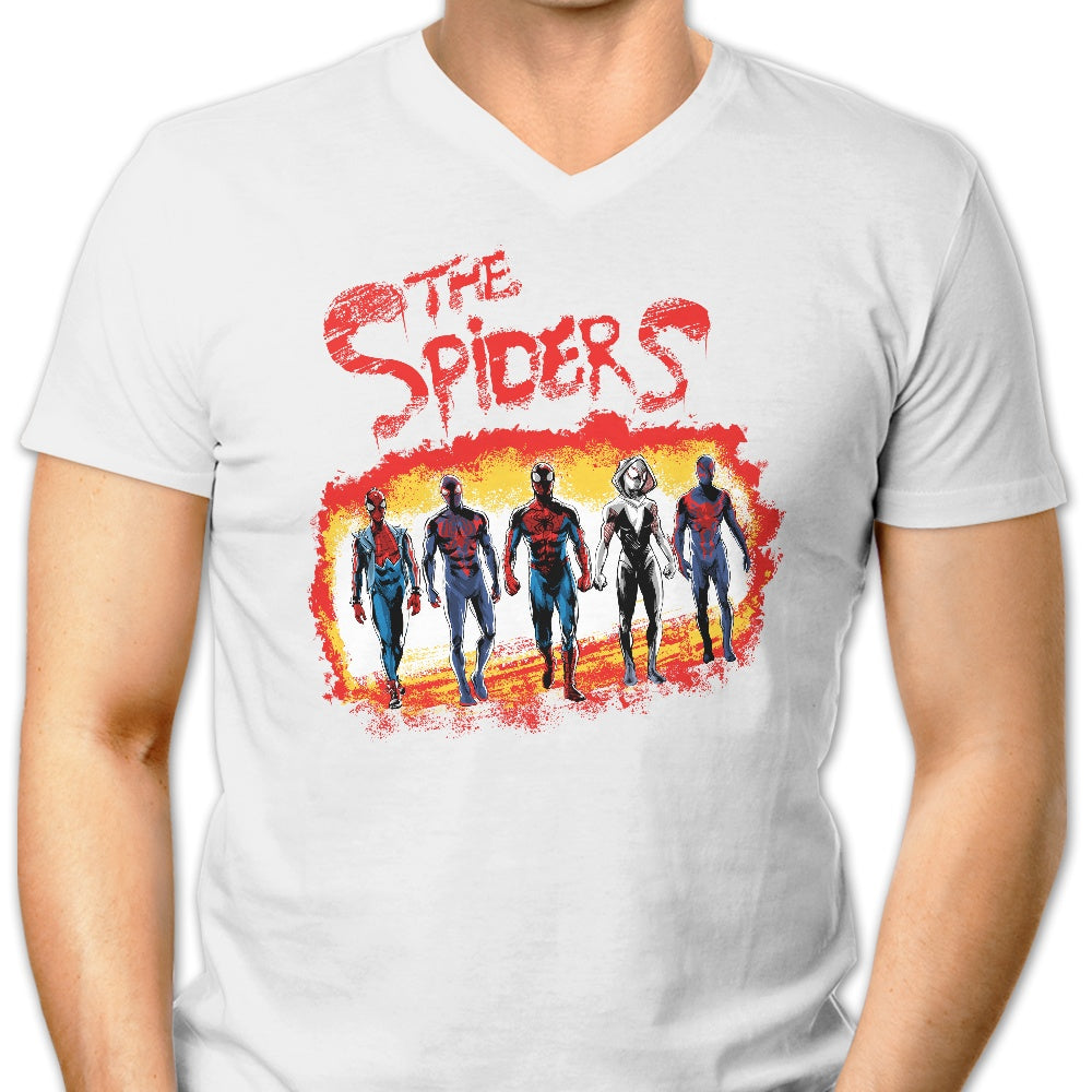 Men's Stylish V-Neck T-Shirts by The Spiders