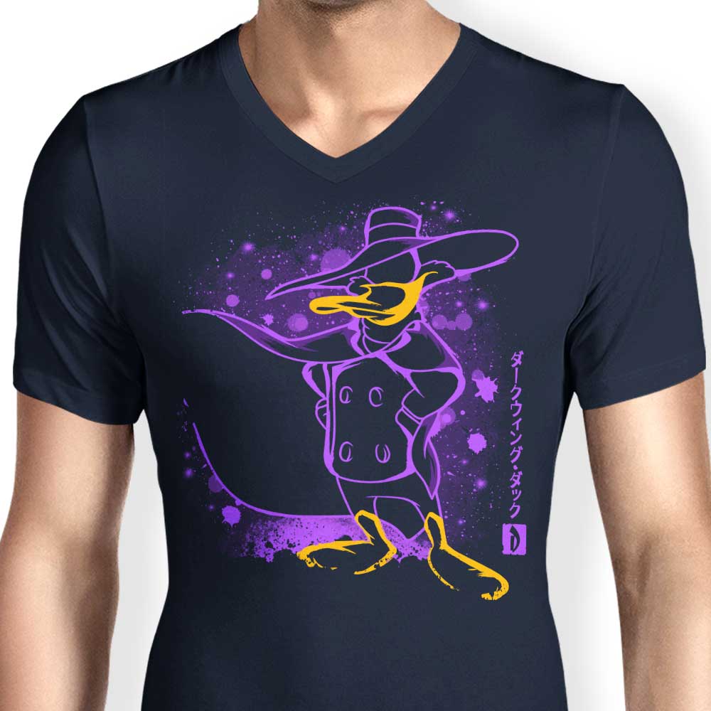 The Darkwing Men's Stylish V-Neck Shirt