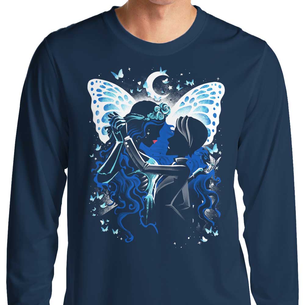 Alemaglia's Undead Proposal Long Sleeve Men's Casual T-Shirt