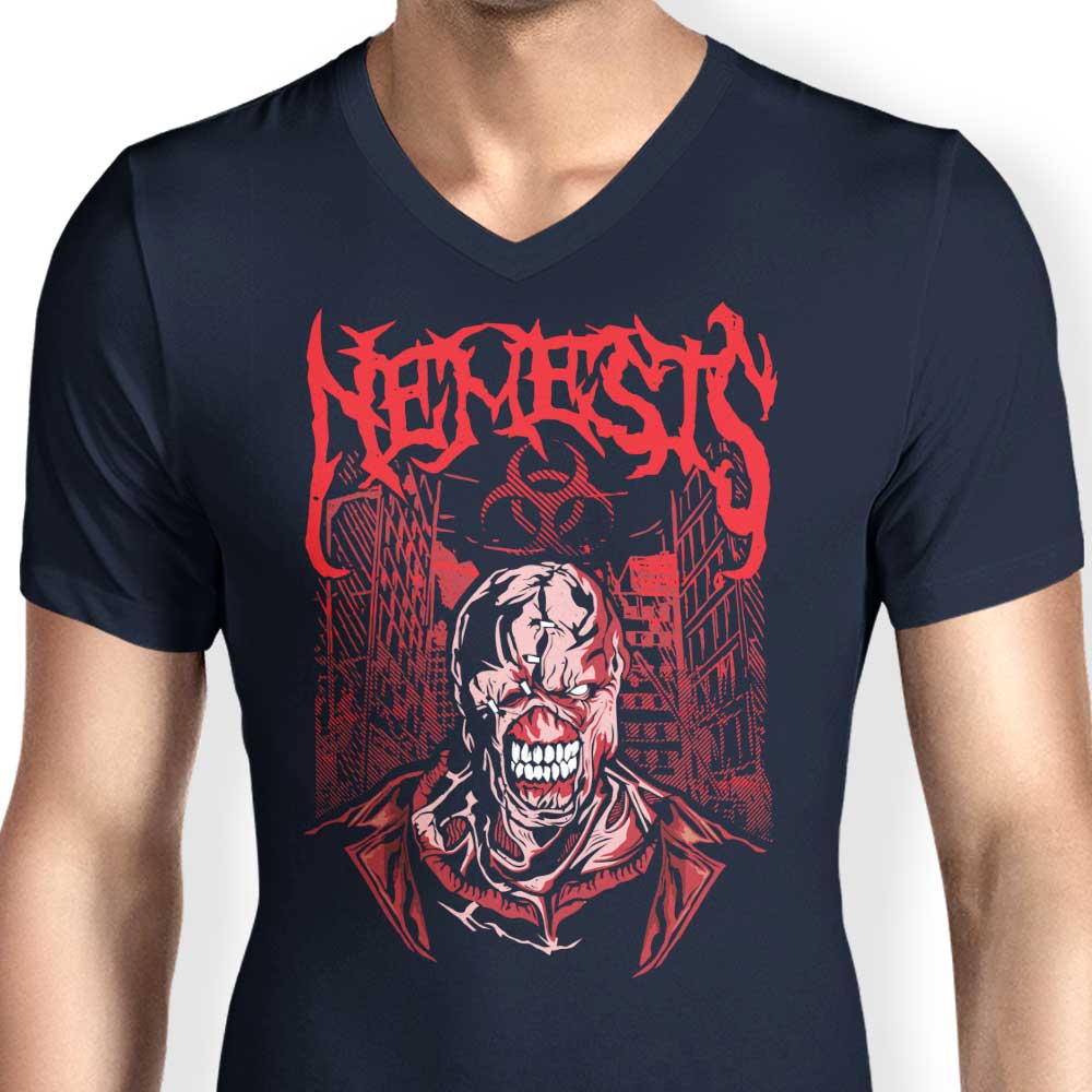 Dracula Byte's Nemesis Men's Stylish V-Neck