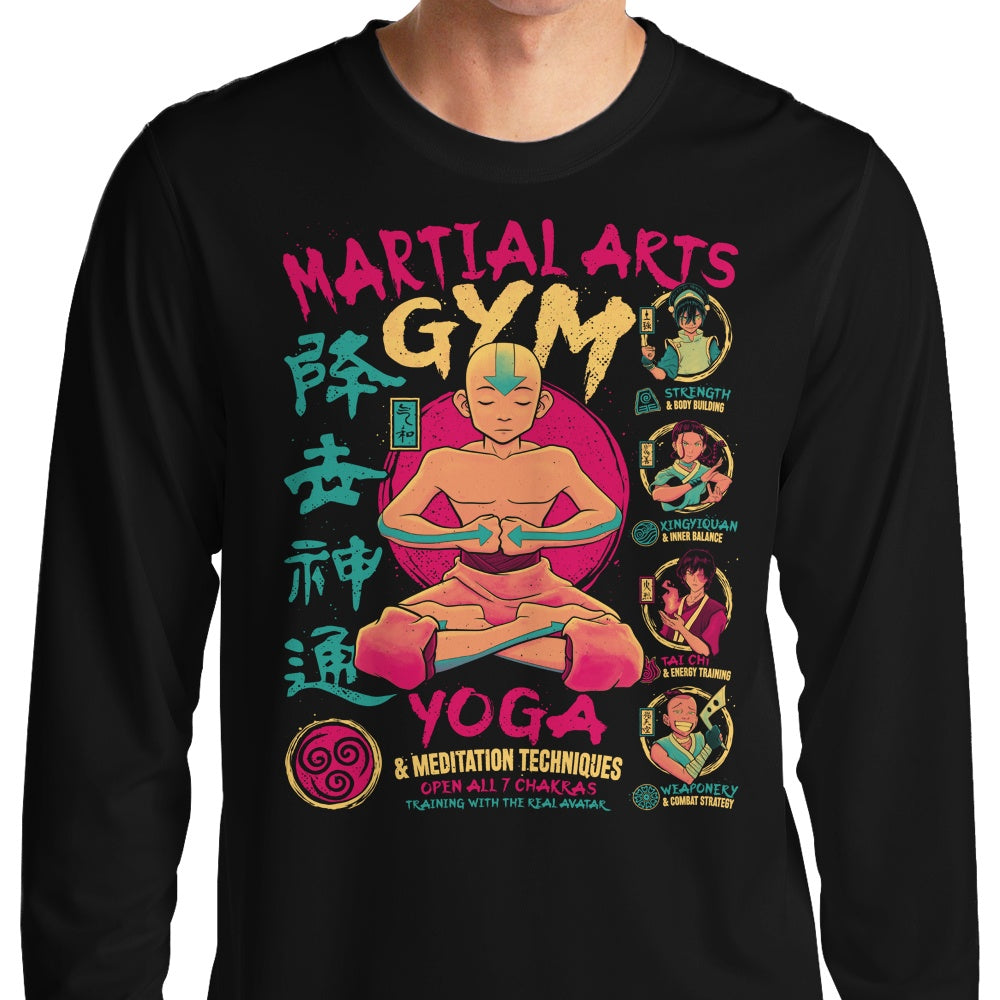 Long Sleeve Training T-Shirt for Martial Arts Gym
