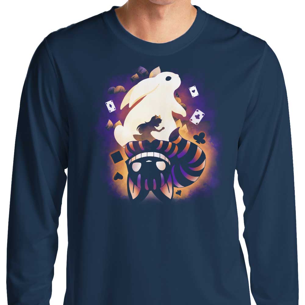 Enchanting Rabbit Long Sleeve Crewneck T-Shirt for All Sizes