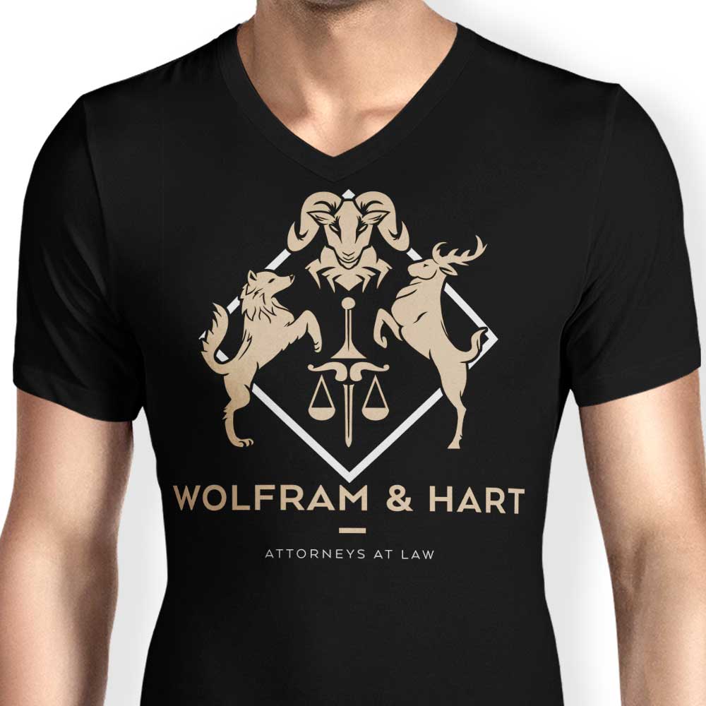 Men's Stylish V-Neck Attorneys at Law Apparel