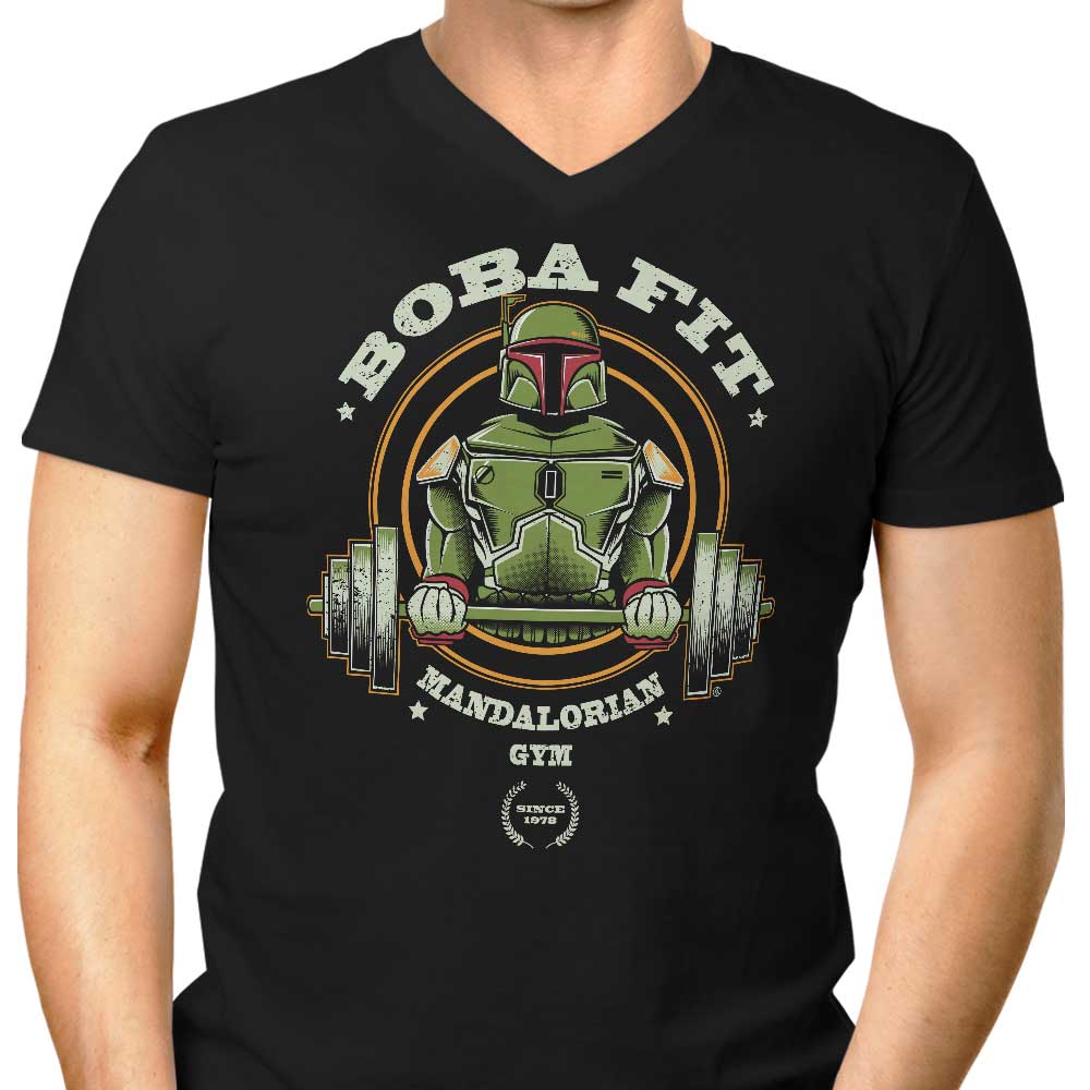 Boba Fit Men's Stylish V-Neck Shirt