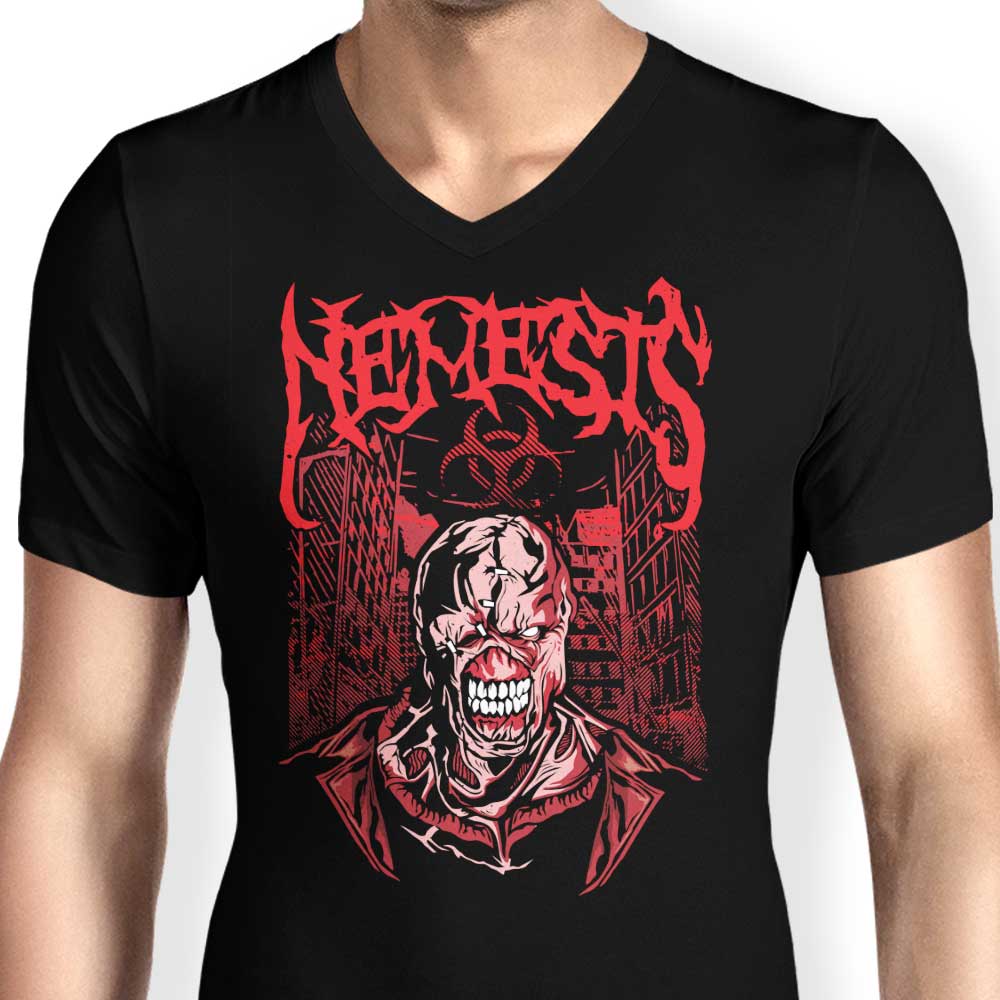Dracula Byte's Nemesis Men's Stylish V-Neck