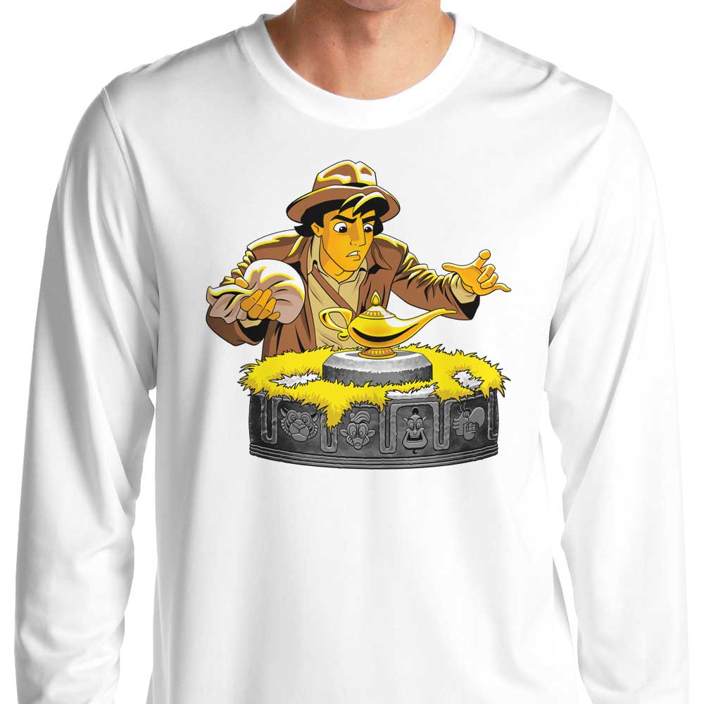 Adventurous Raiders of the Lost Lamp Long Sleeve Crewneck T-Shirt