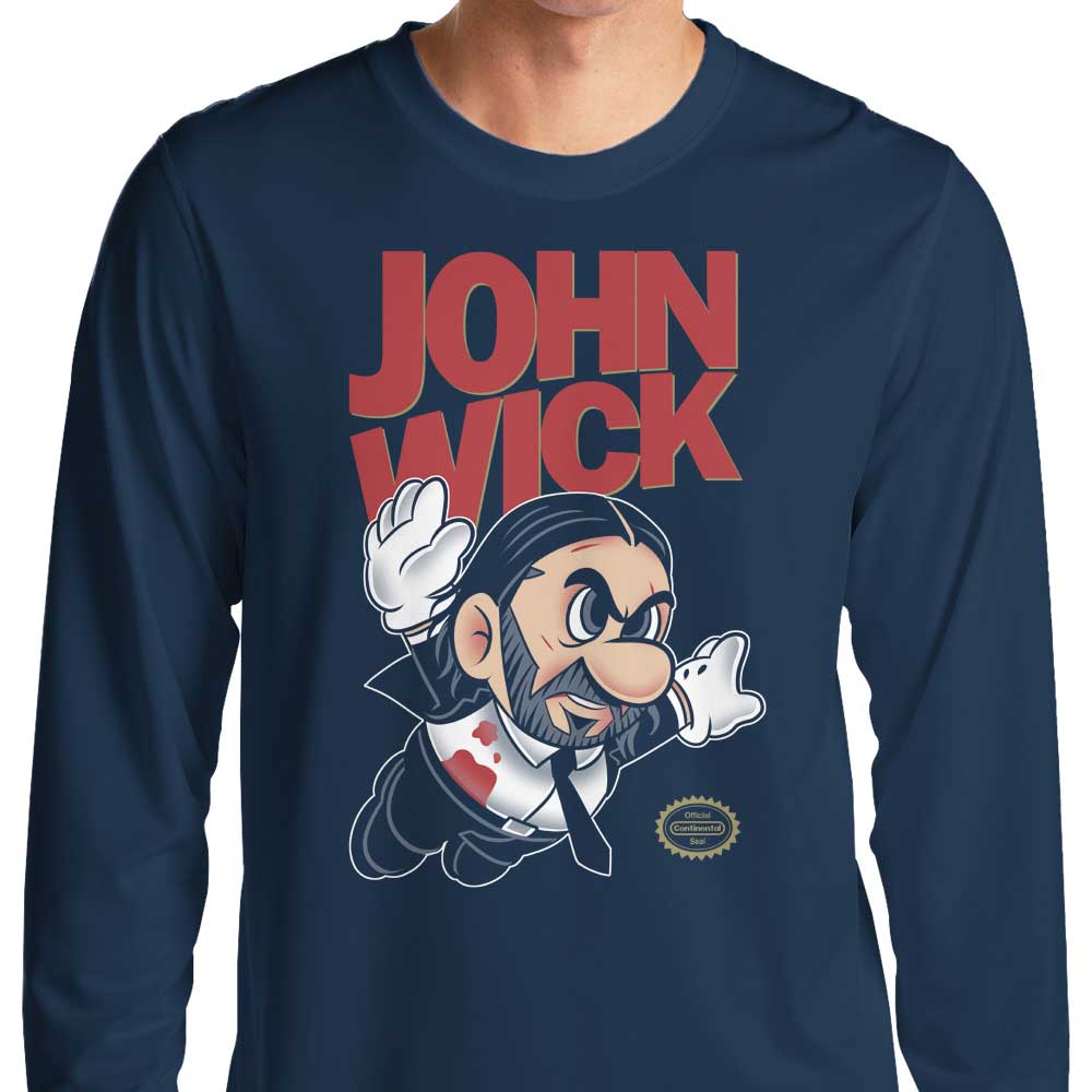 Super Wick Men's Long Sleeve Crewneck T-Shirt for All-Day Comfort