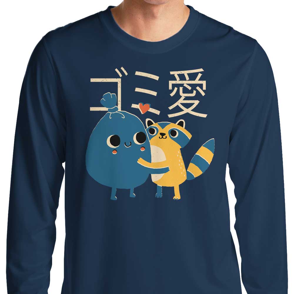 DinoMike's Trash Love Long Sleeve Crewneck T - Shirt for All Sizes